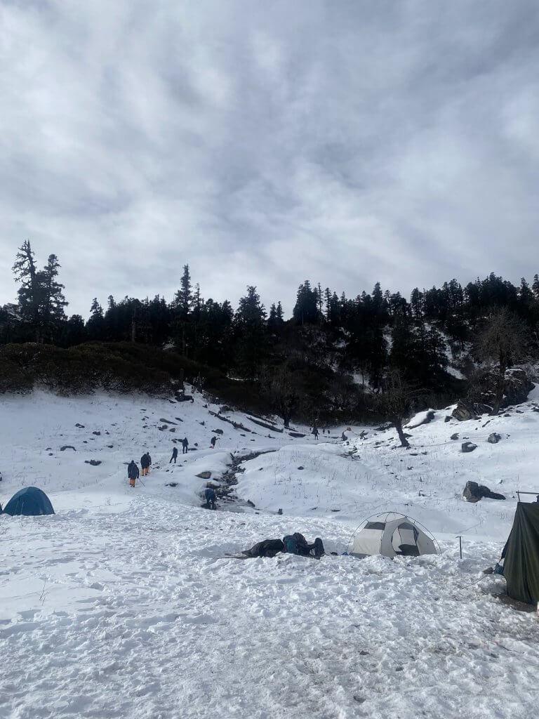 trek to pangarchulla peak