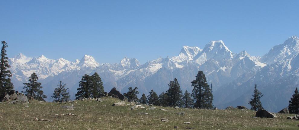 Mountain Views On The Pangarchulla Trek summit