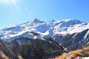 Utttarakhand Trip Trek:  beautiful snow coverd mountains on kuari pass trek