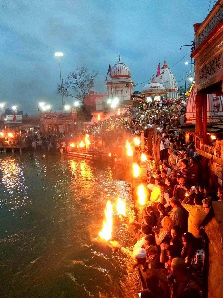 Char Dham Yatra : Ganga Aarti at  Haridwar 