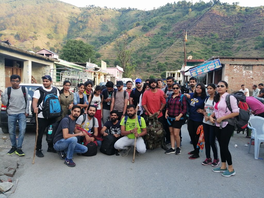 Utttarakhand Trip Trek: Om parwat trek trekkers groups on pantwari nag tibba trek