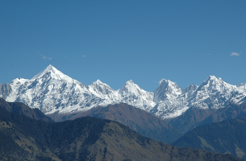 Utttarakhand Trip Trek:  panchachuli peak during milan glacier trek