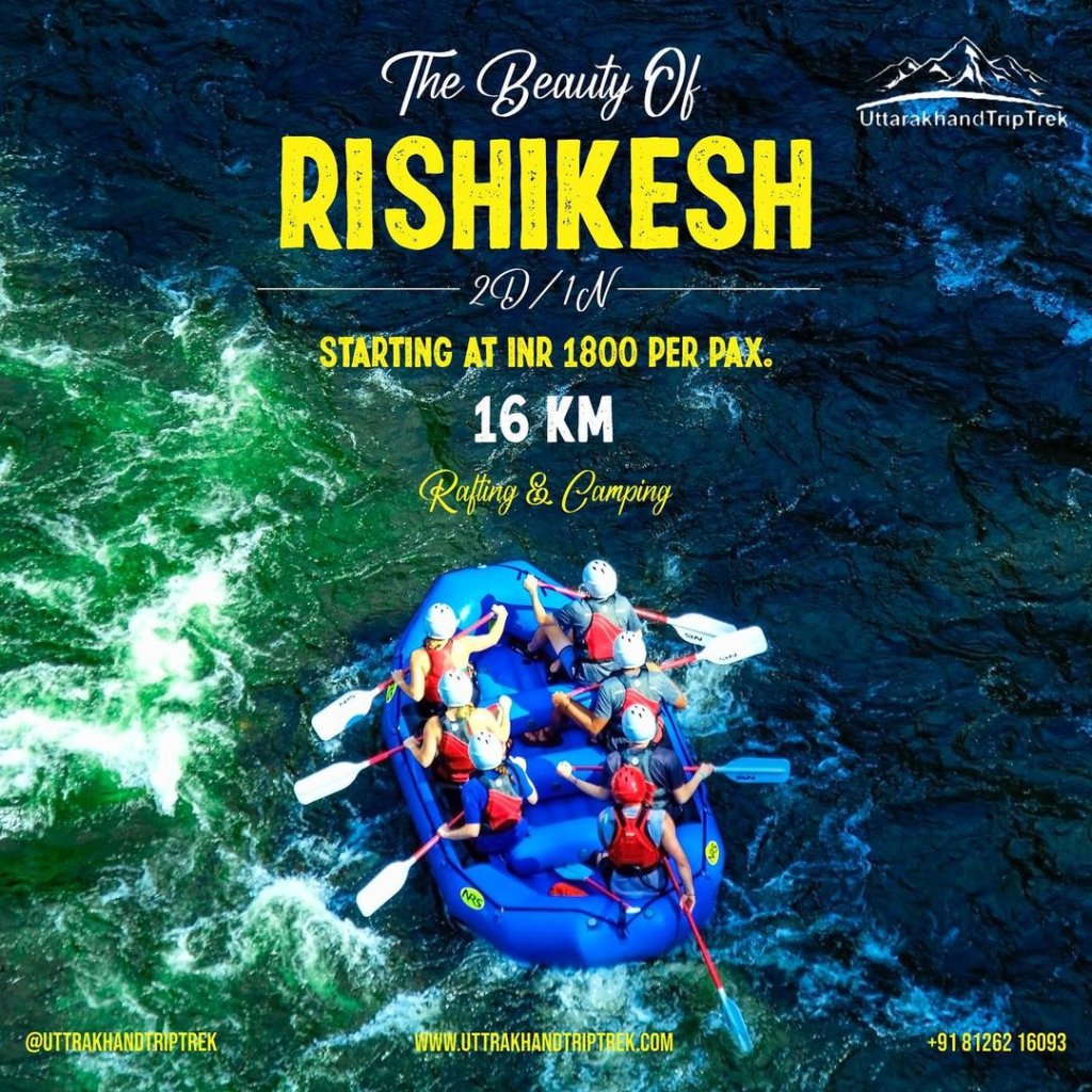 Utttarakhand Trip Trek: Chopta trek with Rishikesh River Rafting Rishikesh rafting 2023